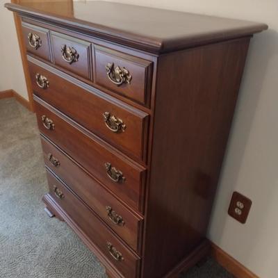 Solid Wood Cherry Chest of Drawers by Taylor Jamestown