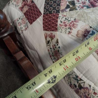 Solid Wood Cherry Full Sized Bed and Mattress Set Taylor Jamestown (Bedding Not Included)