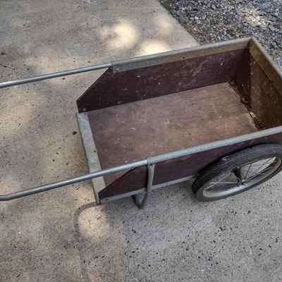 Wood Panel Garden Cart 32"