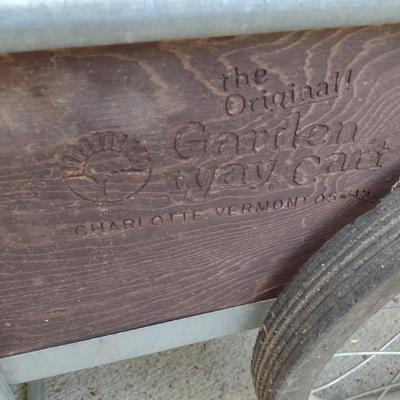 Wood Panel Garden Cart 32"