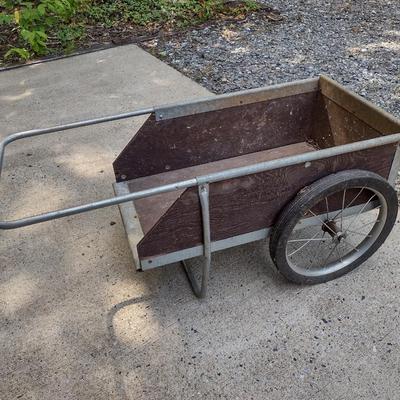 Wood Panel Garden Cart 32"