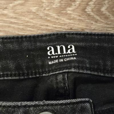 Ana Embroidered Black Skinny Jeans
