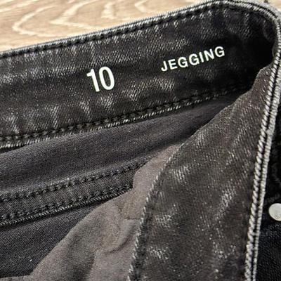 Ana Embroidered Black Skinny Jeans