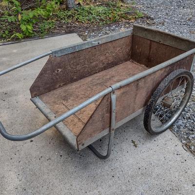 Wood Panel Garden Cart 42"