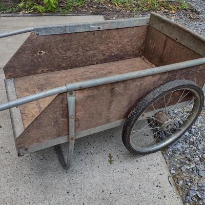 Wood Panel Garden Cart 42"