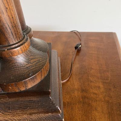 Large Wooden Table Lamp (BD-MK)