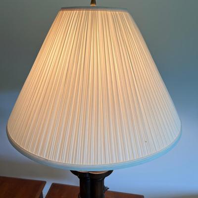 Large Wooden Table Lamp (BD-MK)