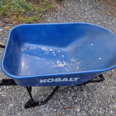 Kobalt Metal Pan Wheelbarrow