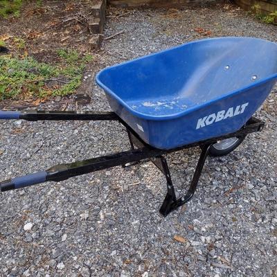 Kobalt Metal Pan Wheelbarrow