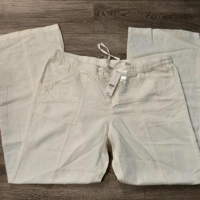 NY&C New with Tags White Cotton Pants