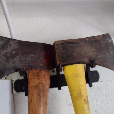 Pair of Long Handled Axes