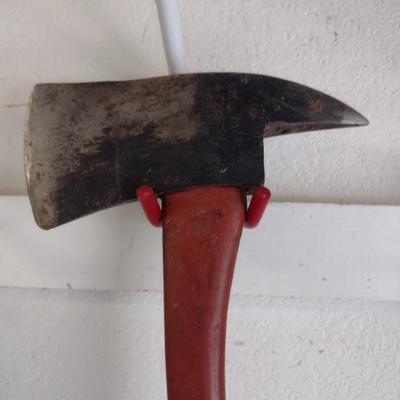 Long Handled Fireman's Axe