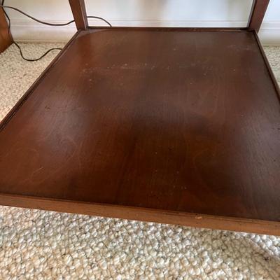 Two Wooden Side Tables (BD-MK)