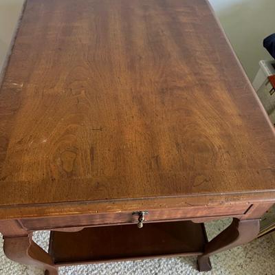 Two Wooden Side Tables (BD-MK)