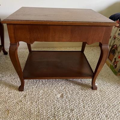 Two Wooden Side Tables (BD-MK)