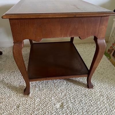 Two Wooden Side Tables (BD-MK)
