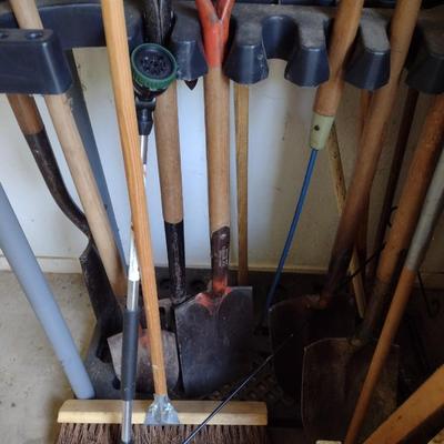 Nice Collection of Garden Hand Tools and Tool Caddy