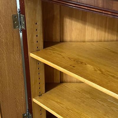 Walnut Inlaid Solid Wood Corner Cabinet ~ German