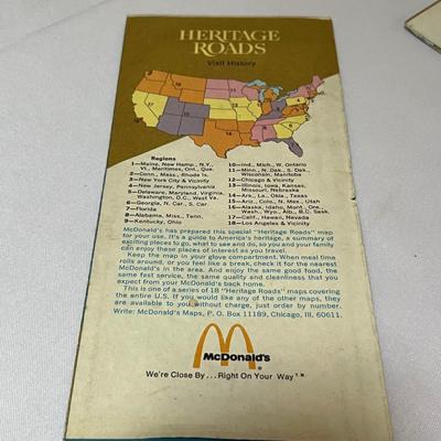 Complete Set of Heritage Roads McDonalds Maps Regions 1-18 (B1-RG)