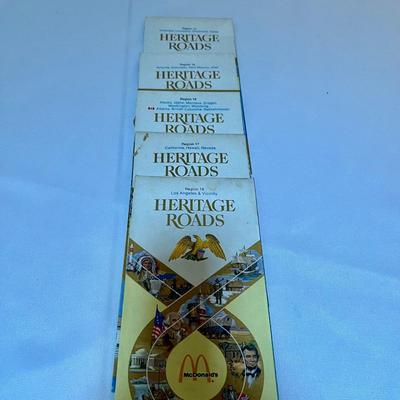 Complete Set of Heritage Roads McDonalds Maps Regions 1-18 (B1-RG)