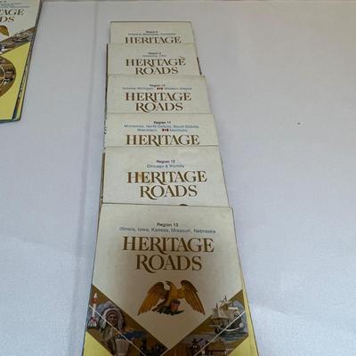 Complete Set of Heritage Roads McDonalds Maps Regions 1-18 (B1-RG)