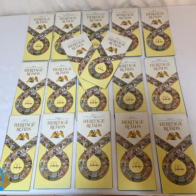 Complete Set of Heritage Roads McDonalds Maps Regions 1-18 (B1-RG)