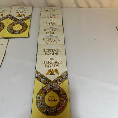 Complete Set of Heritage Roads McDonalds Maps Regions 1-18 (B1-RG)
