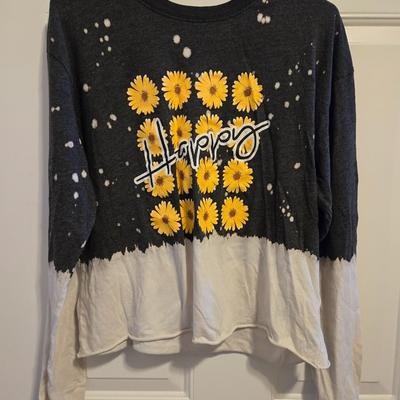 Fun & Happy Tops- 1 short and 1 long sleeve