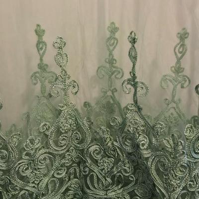 New with Tags Sheer White & Green Top