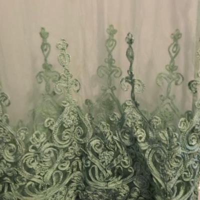 New with Tags Sheer White & Green Top