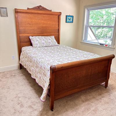 Tiger Oak Full/Double Bed