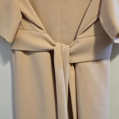 Zara Women Blush Tie Cinch Front Top