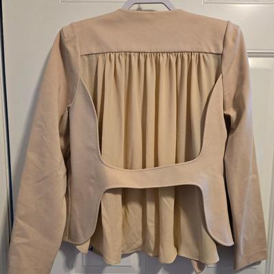 Patriza Luca Jacket - Blush Color with Sheer and Unique Details