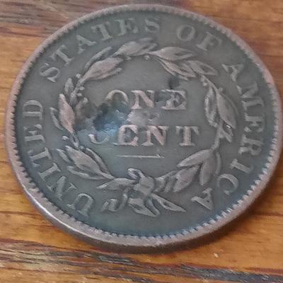 LOT 47 1836 LARGE CENT