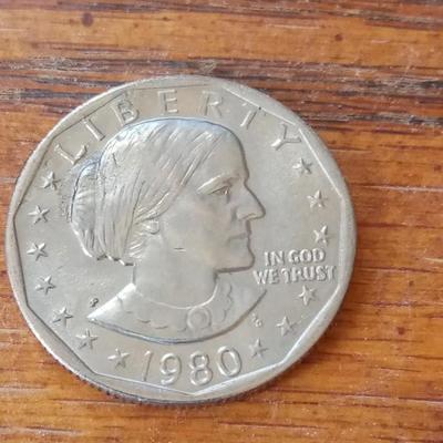 LOT 50 1980 SUSAN B ANTHONY DOLLAR