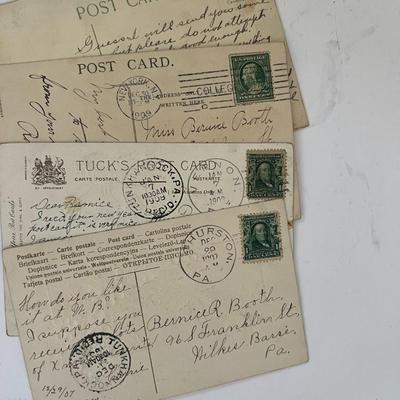 Vintage Postcards & Travel Advertising Stickers