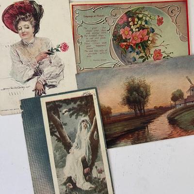 Vintage Postcards & Travel Advertising Stickers