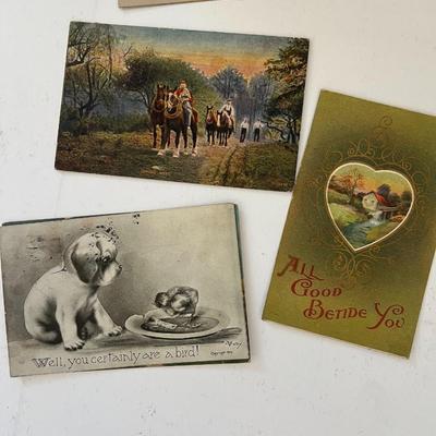 Vintage Postcards & Travel Advertising Stickers
