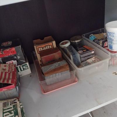 Assortment of Hardware and Fasteners