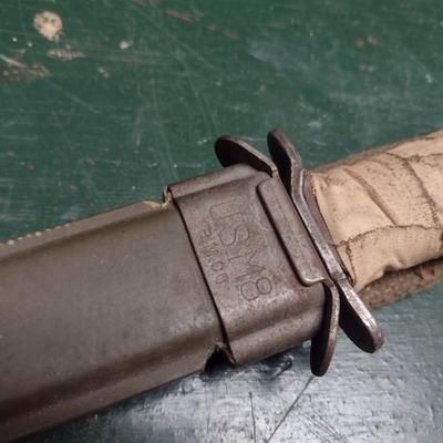 Vintage US M3 Boker Trench Cutlery in M8 Sheath