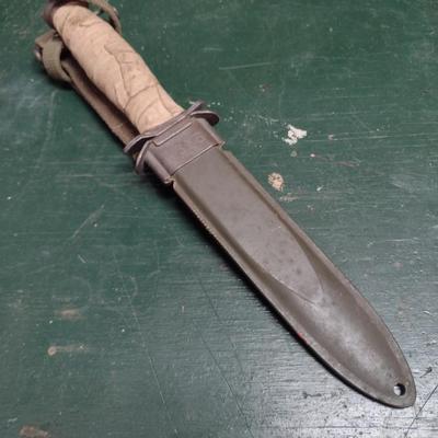 Vintage US M3 Boker Trench Cutlery in M8 Sheath
