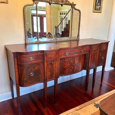 SHERATON ~ "The Bowood” ~ Inlaid Mahogany Sideboard