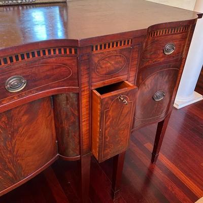 SHERATON ~ "The Bowood” ~ Inlaid Mahogany Sideboard