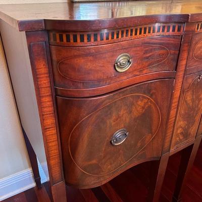 SHERATON ~ "The Bowood” ~ Inlaid Mahogany Sideboard
