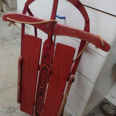 Vintage Royal Racer Snow Sled