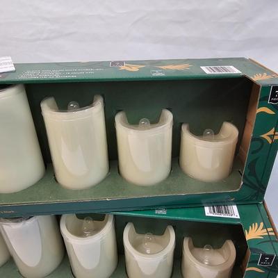 Three Sets of LED Flameless Candles (BS-JS)
