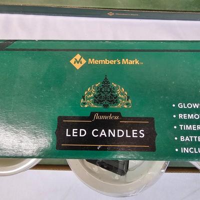 Three Sets of LED Flameless Candles (BS-JS)