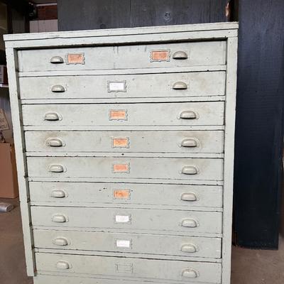 Solid Work Shop 9 Drawer Dresser