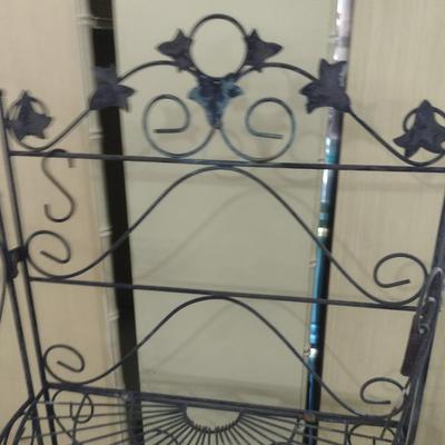 Wrought Metal Multi-Shelf Plant Stand Choice B