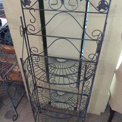 Wrought Metal Multi-Shelf Plant Stand Choice B